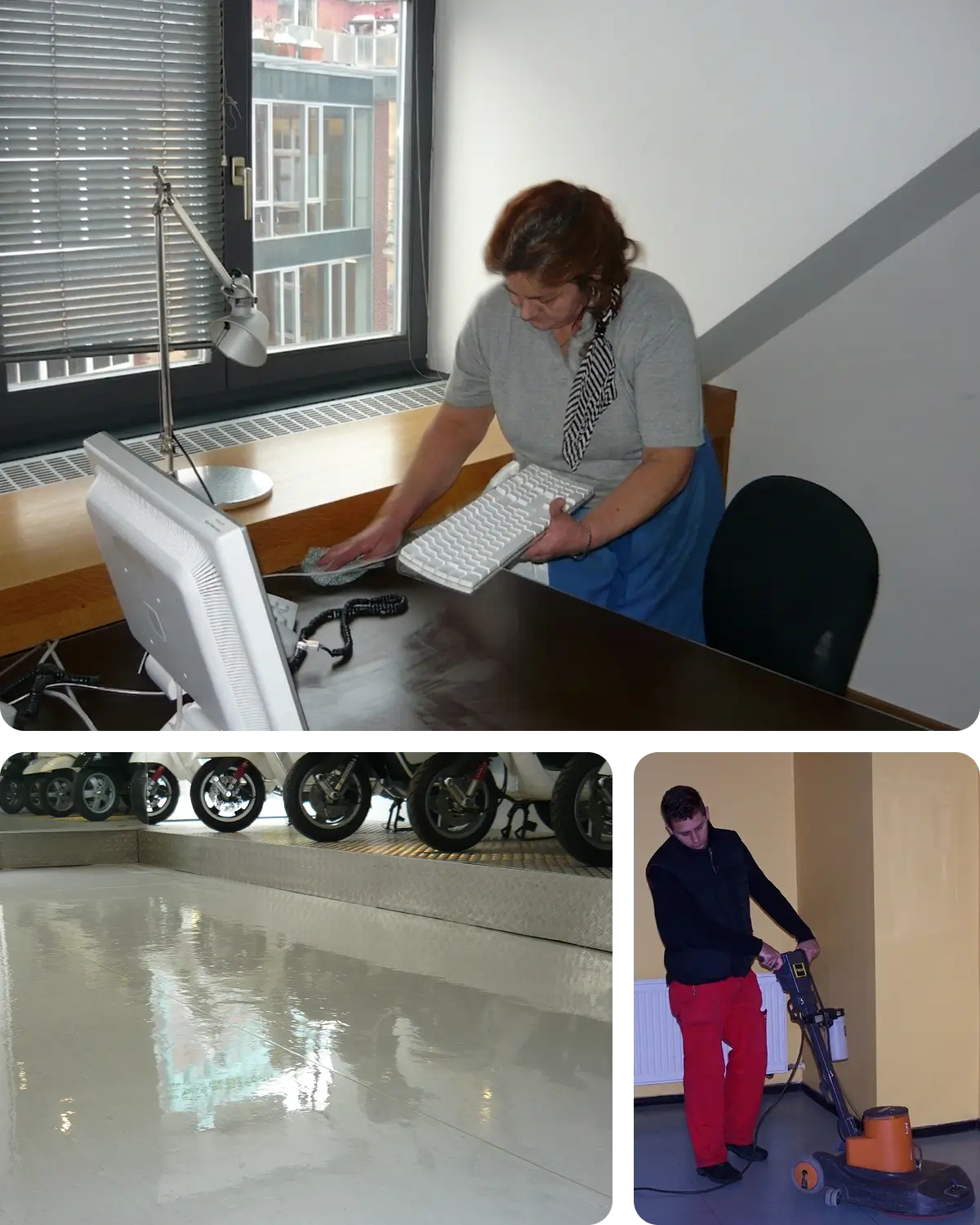 Cleaning team